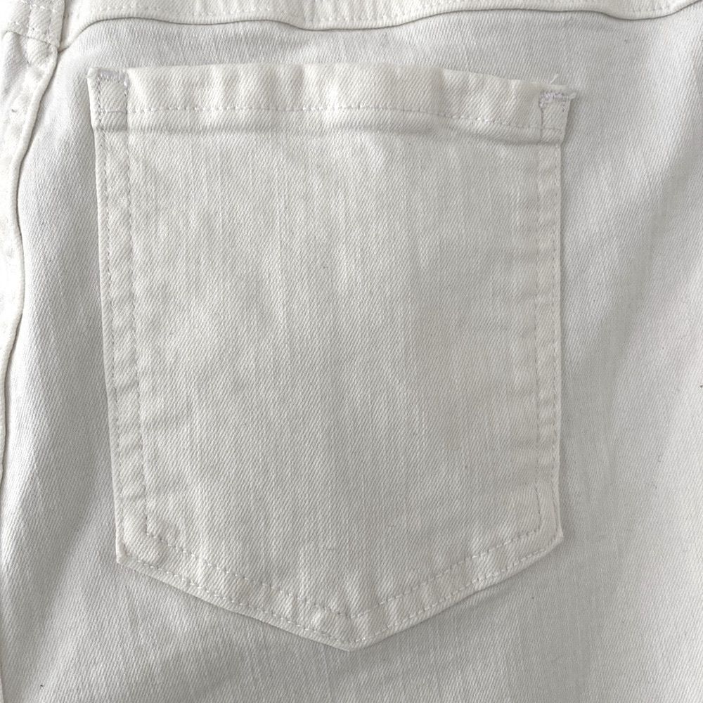SPANX White Jean Trousers Wide Leg sz XL W32 Retail $148 Classic Preppy Coastal - Picture 9 of 13